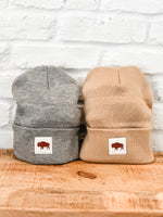 MRKT BUFFALO BEANIES - BROWN BUFFALO