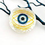 Sun Eye Glassy Round Creative Hair Claw Clip: B