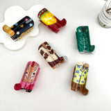Cowboy Boots Acrylic Hair Claw Clip: A