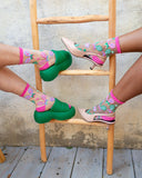 TENNIS SCORE SHEER RUFFLE SOCK