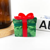 Gift Box Hair Clip, Christmas Hair Clips: Green