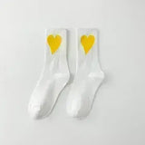 Women's Socks with Hearts: Khaki