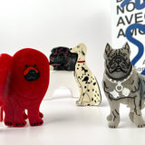 Cute Dog Series Claw Clip, Chow Chow Dalmatian Hair Clip: Bullfight