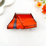 Adventure-Inspired Outdoor Travel Printed Hair Claw Clip: Yellow