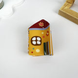 Christmas Vintage House Hair Claw Clip: D