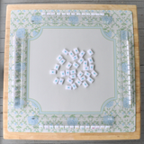 BLUE HYDRANGEA MAHJONG MAT