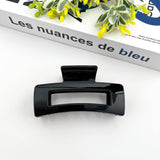 4.13'' Rectangular Hair Clip,Classic Claw Clip: Yellow
