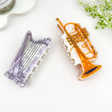 Creative Musical Instrument Hair Claw Clip: Piano