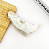 Humpback Whale Claw Clip, Marine Life Series Hair Clip: Blue