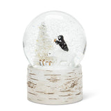 Penguin & Bear LED Light Up Snow Globe-5"H