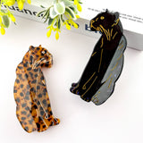 Jaguar Hair Clip,Animal Acetate Claw Clip: B1