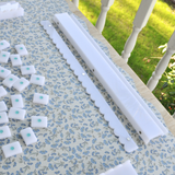 MILK GLASS MAJONG RACKS