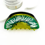 🎨 Fruit Still Life Hair Claw – Artistic PVC Clip 🍇: Avocado