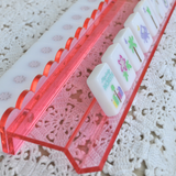 ROSE SCALLOPED MAHJONG RACKS