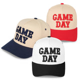 C.C GAME DAY Embroidered Cotton Baseball Cap: Navy
