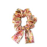 Satin Scrunchie: Porcelain Floral