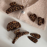 Vintage Leopard Print Acetate Hair Claw Clip MK2PPM6W6HCP541: C2