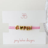 Sorority Cord Bracelet: ♡APHI♡