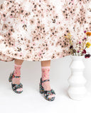CHERRY BLOSSOM SHEER CREW SOCK