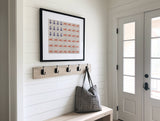 Nautical Flag Canvas Art Print, Coastal Wall Decor 8x10 LOB: 11x14