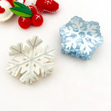Christmas Festive Acrylic Printed Hair Claw: D