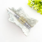 Vintage & Artistic Statue of Liberty Hair Claw Clip: White
