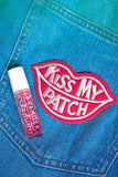 Kissing Glitter Lip Gloss Red Hearts Cherry Stardust: 30 Ounces