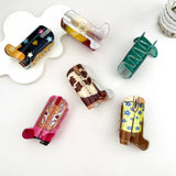 Cowboy Boots Acrylic Hair Claw Clip: F