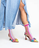 CANDY STRIPE RUFFLE CREW SOCK
