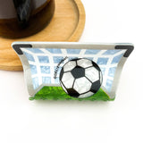 Soccer Ball Claw Clip, Football Match Spectator Hair Clip: B