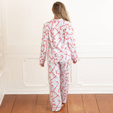 Candy Cane Stripe Flannel PJ Set: XS/S