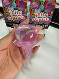Sequin Glitter jellyfish squishy sensory toy-no brand: Jelly Green-Highly recommended