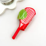 Sporty Tennis Racket Printed Hair Claw Clip: Tennis
