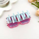 Heart Sunglasses Acrylic Hair Claw Clip – Sweet Y2K Style: Glasses