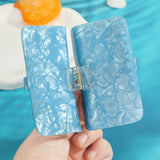 Fun Sardine Can Hair Pattern Hair Claw Clips: Blue