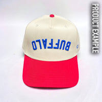 The Upside Down Two-Tone Hat - Customizable: Red & Cream