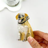 Cute Golden Retriever Hair Clip, Acetate Animal Claw Clip: Dog