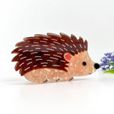 Cute Hedgehog Hair Clip, Playful Woodland Animal Hair Claw: Hedgehog