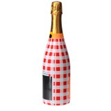 Red & White Gingham  Champagne
