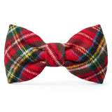 TARTAN PLAID DOG BOW TIE