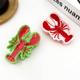 Red Lobster Hair Claw Clip, Ocean Hair Accessories: Pink
