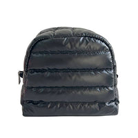 COSMETIC PUFFER BAG - Black