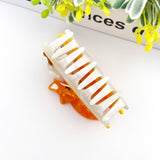 Sleeping Orange Fox Claw Clip, Animal Hair Clip