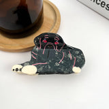 Cute Dog Series Claw Clip, Chow Chow Dalmatian Hair Clip: Bullfight