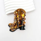 Eco Western Cowboy Boots & Hat Hair Claws: Green / Hat