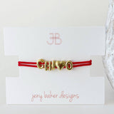 Sorority Cord Bracelet: ♡APHI♡