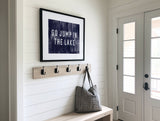 Go Jump In The Lake Canvas Art Print Coastal Wall Decor 8x10: 11x14