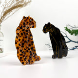 3.94" Exquisite & Wise Jaguar Acetate Hair Claw Clip: Black