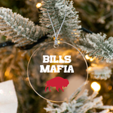 BILLS MAFIA CLEAR ORNAMENT