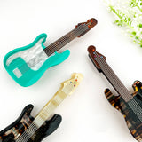Fun Guitar Acetate Hair Clip, Instrument Shaped Hair Claw: Brown
